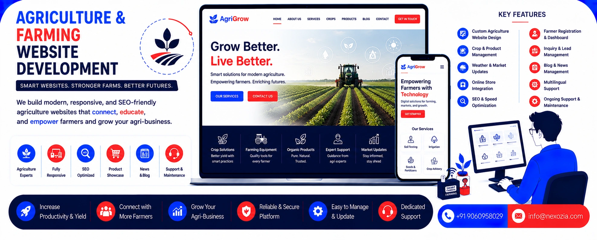 Agriculture & Farming Website Design in Satara