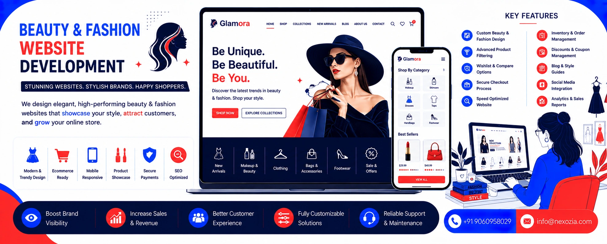Beauty and Fashion Website Design in Maharashtra