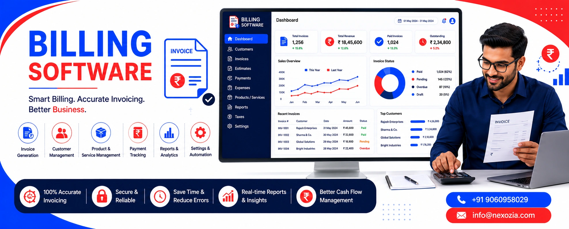 Smart Billing Software Provider in Dwarka