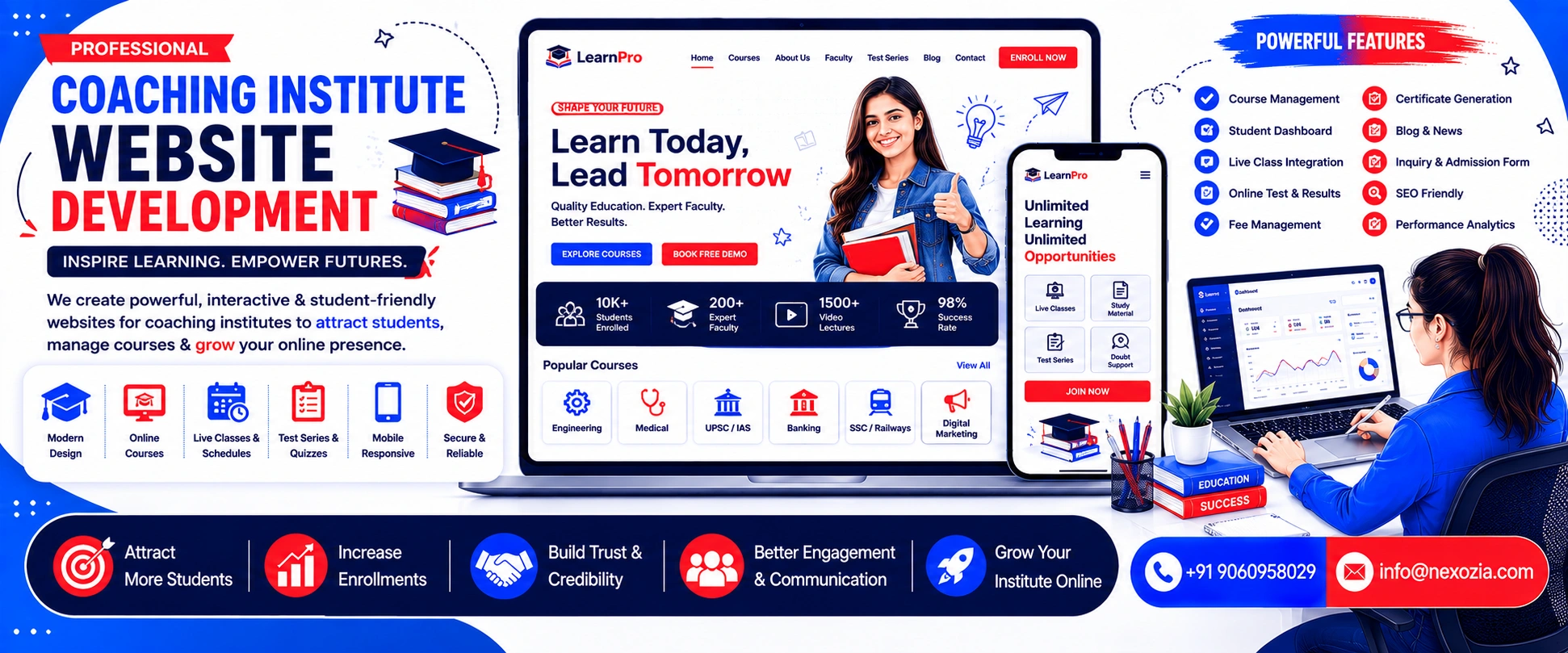 Coaching Institute Website Design in Chaibasa