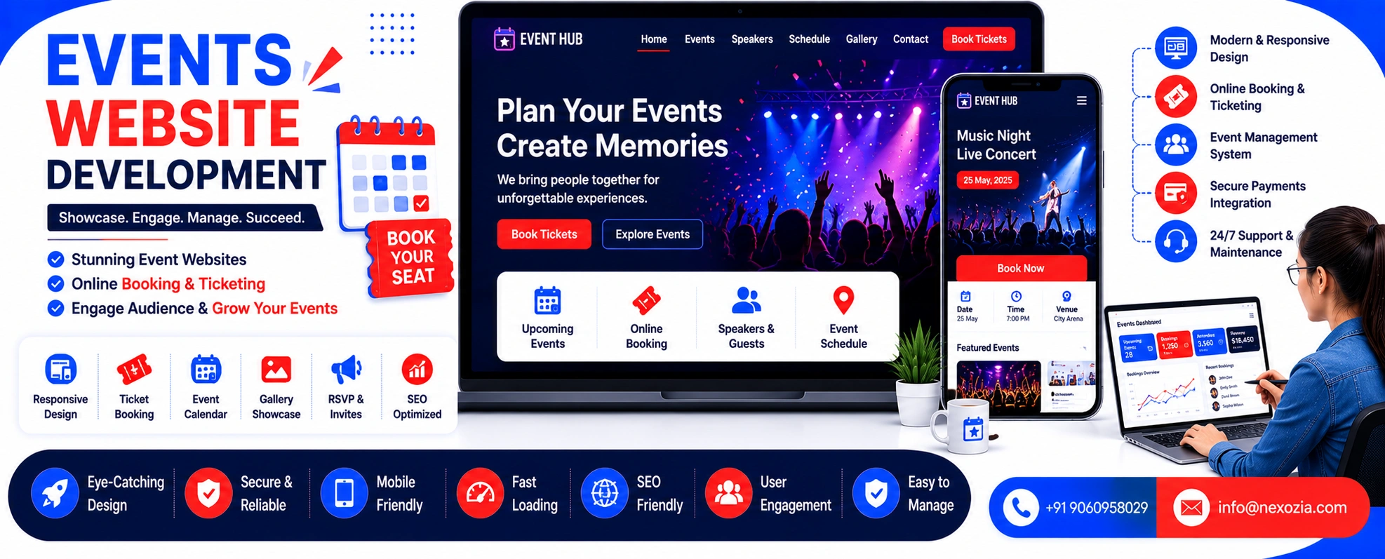 Event Website Design in Amini