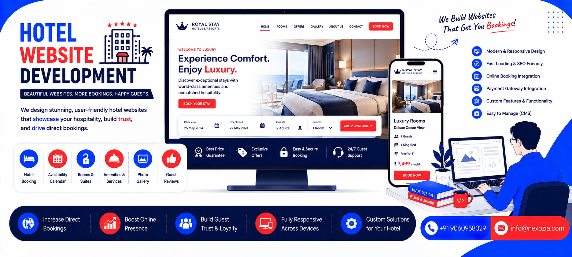 Hotel Website Design in Adoni