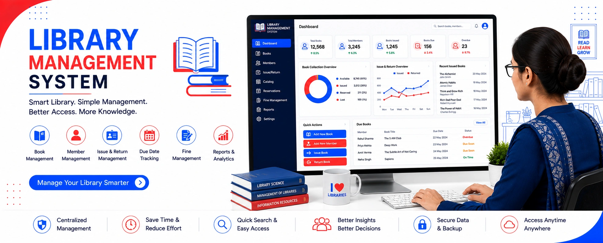 Library Management System for Schools & Colleges in Dwarka
