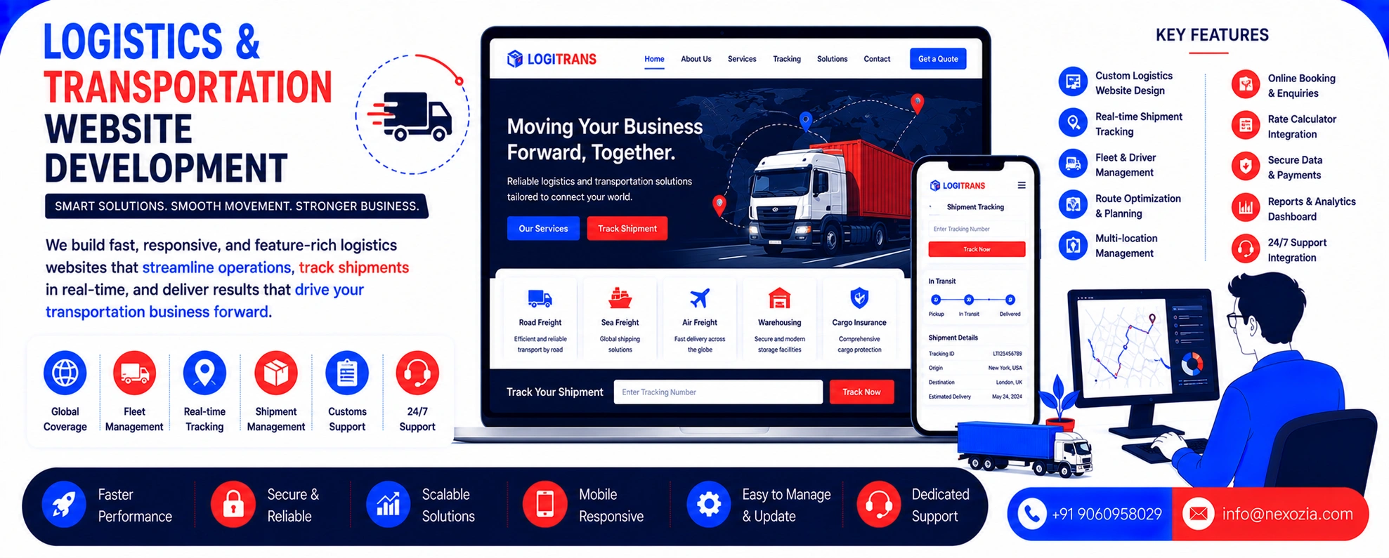 Logistics and Transportation Website Design in Jeypore