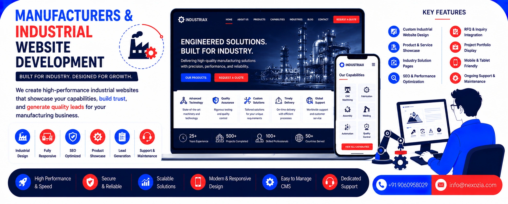 Manufacturing & Industrial Website Design in Mapusa