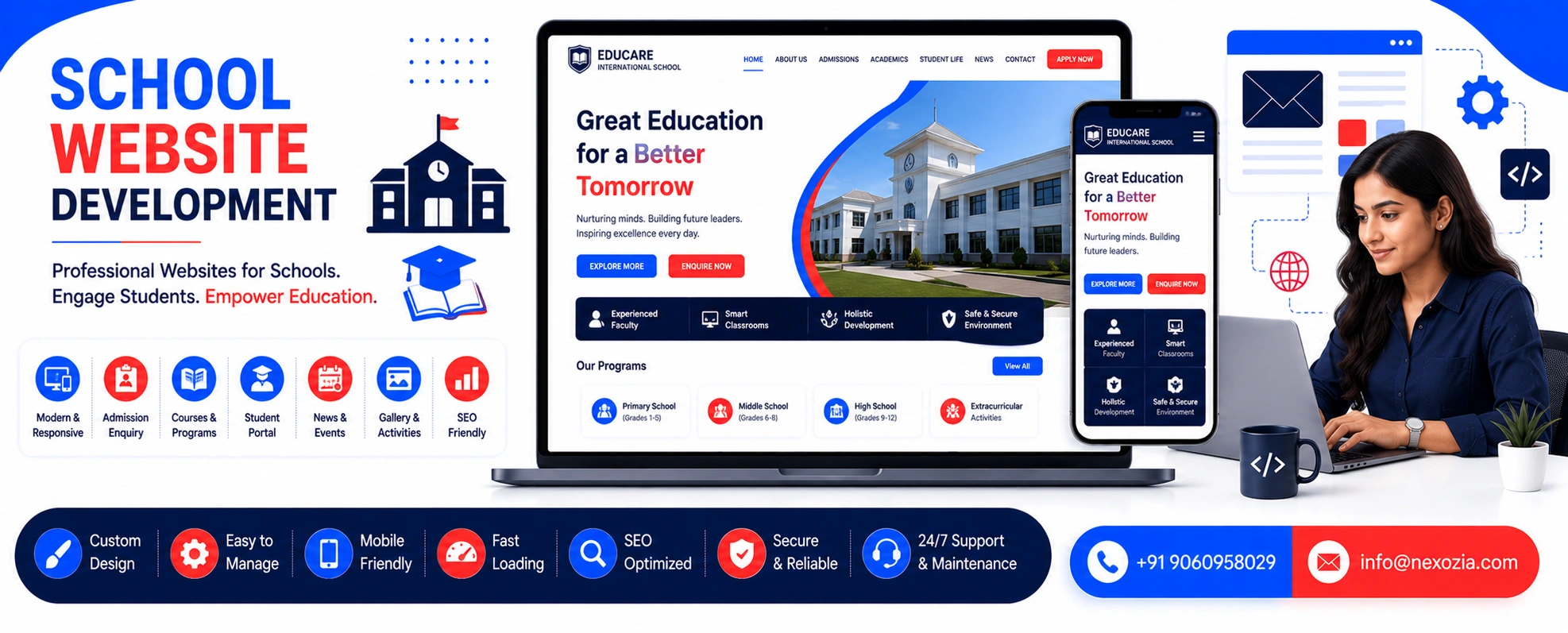Best School Website Design in Munger